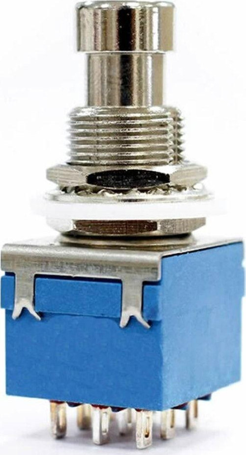 3pdt On/on/off 3lü Anahtar Ac 250v 3a 9 Pin Switch Anlık Basmalı Buton
