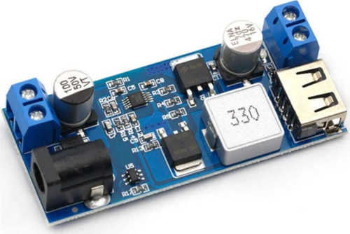 Hw-688 Giriş Max= 36v Çıkış= 5v 5a Voltaj Düşürücü Modül Klemens Ve Usb