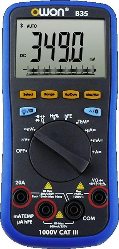 B35t Bluetooth True Rms Dijital Multimetre Bluetooth Data Logger