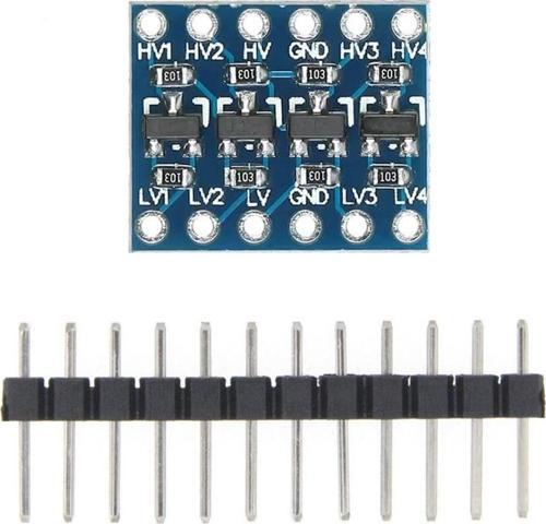 4 Kanal 2 Yönlü Lojik Seviye Dönüştürücü-5v 3.3v Sinyal Uygunlaştırıcı Iıc I2c Spı Uart Bi-direction