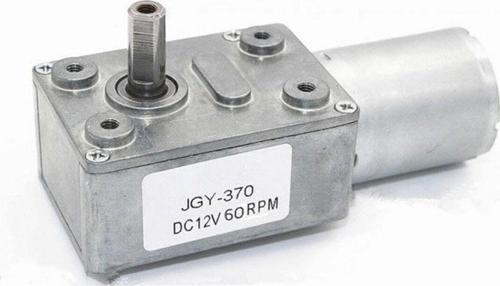 Jgy370 Dc 12v 60 Rpm Redüktörlü Dc Motor 2 Yönde Dönme L Tip 1kg.cm Yüksek Tork Metal Dişli