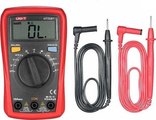 Unı-t Ut33a+ Dijital Multimetre Mini Cep El Tipi Voltmetre Ampermetre