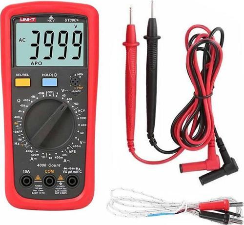 Unı-t Ut39c+ Dijital Multimetre Ncv Voltmetre Ampermetre