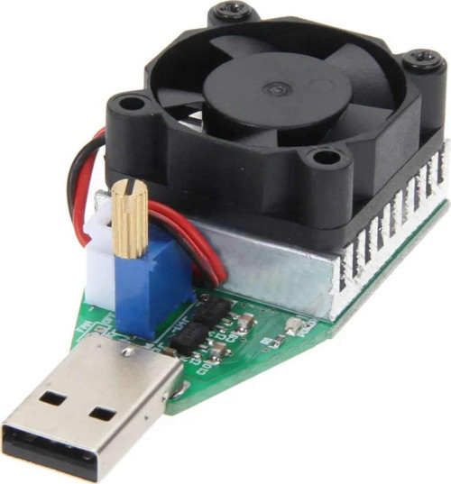 Usb 15W 3.7V 13V 0.15A/3.0A Elektronik Yük/Deşarj Kartı Fan Soğutuculu Pil Akü Kapasite Deşarj Test