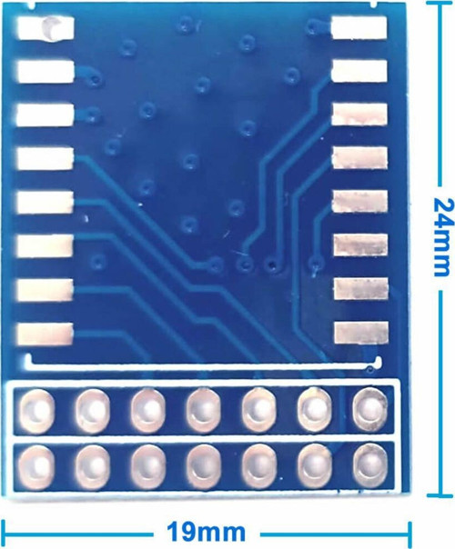 Ra-01 Rf Modül için Dip Çevirici PCB 433Mhz Lora RA01 Kablosuz Haberleşme Modül Pcbsi Devre Kartı