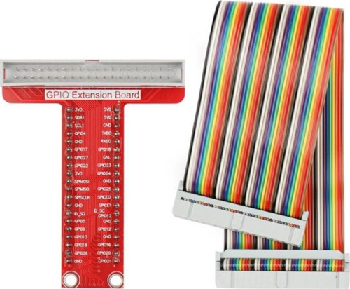 Raspberry Pi T Genişleme Kartı + 40 Pin Ribbon Kablo T-cobbler