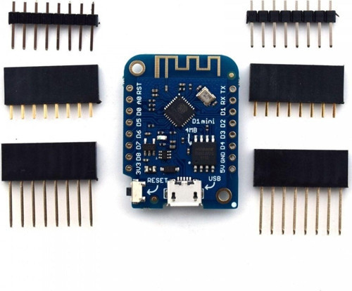 Wemos D1 Mini V3 Esp8266 Kablosuz Internet Wifi Iot Geliştirme Kartı Micro Usb Uart Iıc Spı Ch340