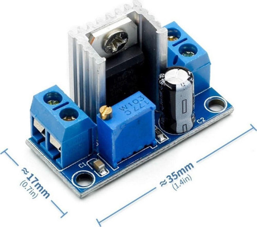 Lm317 Modül Dc Lineer Regulatör 2a Voltaj Düşürücü
