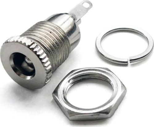 5.5 Mm X 2.1mm Dc Güç Soketi Metal Panel Montaj Power Jack