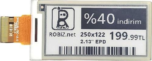 2.13” OPM021B1 Paper Lcd Fiyat Etiketi Reklam Gösterge Kağıt Ekran 250x122 Çözünürlük Düşük Güç Tüke