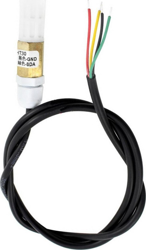 90cm Kablolu Su Geçirmez SHT30 I2C Sıcaklık ve Nem Sensörü -40C/125C Dijital Klima Termostat Medika