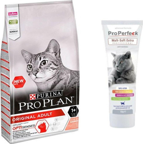 Adult Somonlu Kedi Maması 1,5 kg Pro Perfeck Malt 100 gr