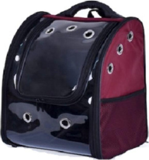 Astronot Kedi Köpek Şeffaf Sırt Çantası 42x35x28