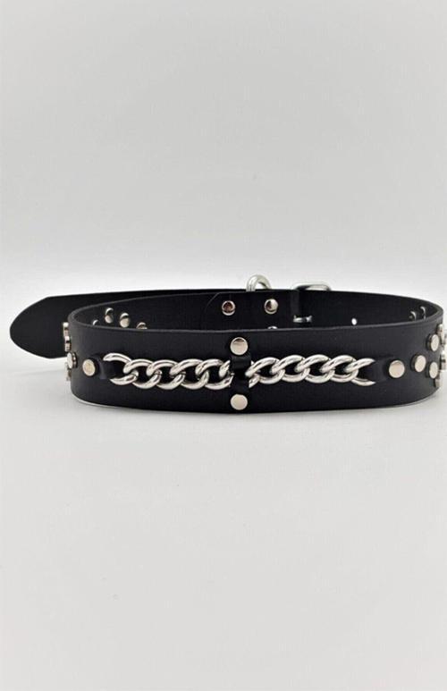 Hakiki Deri Ayarlanabilir Büyük Irk Köpek Tasması 4 Cm X 67 Cm Boyun Ölçüleri: 45 - 59 Cm