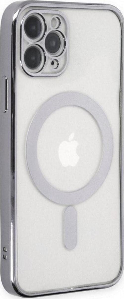 Iphone 11 Pro Manyetik Kablosuz Şarj Edilen Kamera Korumalı Silikon Kılıf