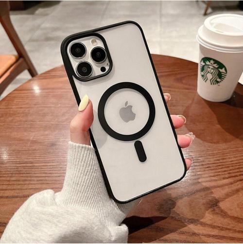 İphone 13 Pro Max Uyumlu Kamera Yükseltili Kaliteli Malzemeli Tam Korumalı Magsafe Kılıf