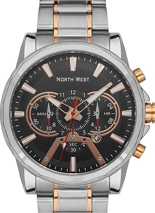 Çelik Kordon Analog Kol Saati NW-2102-B