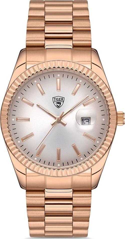 - Rose Gold Renk Çelik Takvimli Erkek Kol Saati ( Türkiye Resmi Distribütör Garantili)