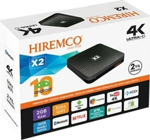 Androıd Tv Box 4K - X2 ( Android 10 )