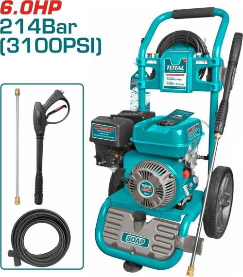 Benzinli Yüksek Basınçlı Yıkama Makinesi 3100 PSI 214 Bar 6.0 HP TGT250105E