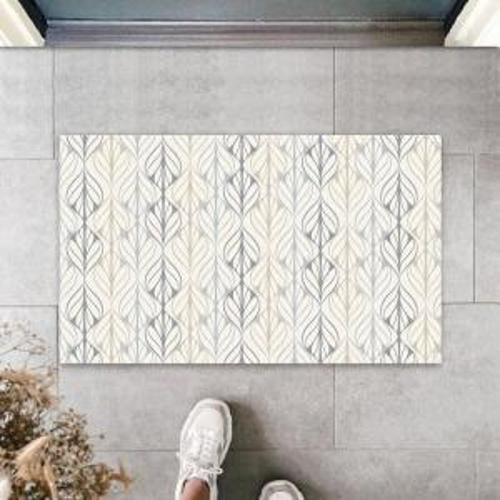 Pudra Kapı Önü Paspası Modern Desen  K-3243