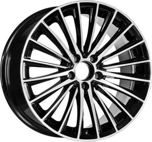 -W7835-02 9Jx18" -5x112 ET48 66.6 Deep Black Diamond Gloss Jant (4 Adet)