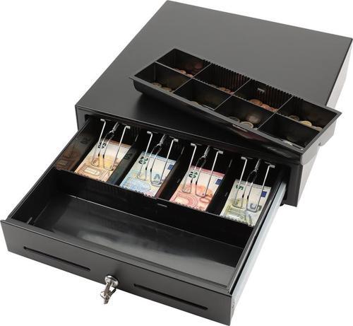 LD 410AT Easy Push Metal Para Çekmecesi (8 Bozuk Para, 4 Kağıt Para Bölmeli)
