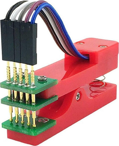 5 Pin Programlama Aparatı 2.54mm Pogo Pin Yaylı Mandal Klips Seri Üretim Entegre Arm
