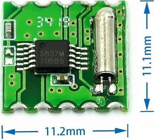 Rda5807m Fm Stereo Radyo Alıcı Modülü Rrd-102v2.0 I2c Dijital Programlanabilir Hassas Düşük