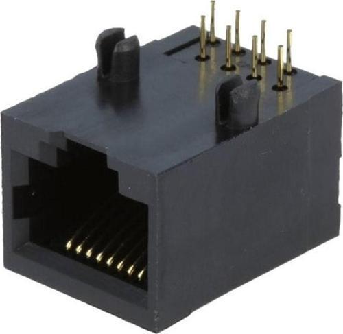 8p8c Plastik Rj45 Soket Ethernet Bağlantı Soketi 8 Pin Pcb Montaj
