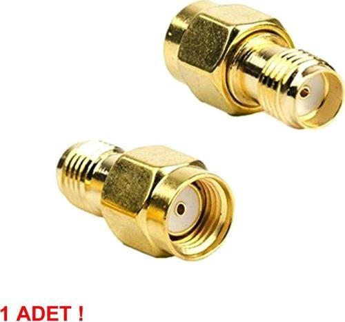 Rp Sma Erkek To Sma Dişi Adaptör Soket Altın Kaplama Soket 0-6ghz Rf Wi-fi Anten Fpv Lora Helium