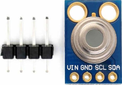 GY-906 Kızılötesi Sıcaklık Sensör Modülü -70C/380C MLX90614 Termometre Temassız Dijital Isı Ölç.IIC