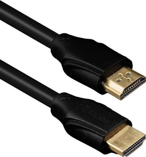 Fully G-507BS Siyah 19+1 Gold Uç 3 Metre V2.0 3 Metre 4K Hdmı Kablo Pc Bilgisayar Uydu Cihazı Görüntü Kablosu