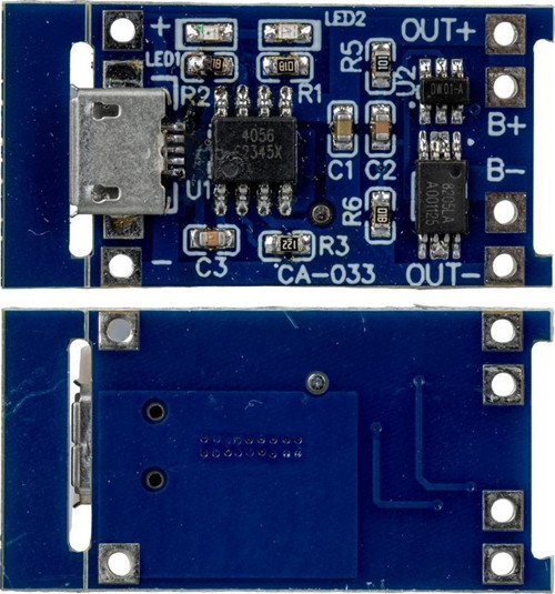 Weko CA-033-MK 1S 5A Micro Usb BMS Devresi 18650 Lityum Batarya Şarj Modülü