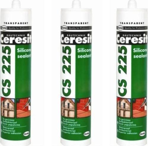 Cs 225 Şeffaf Silikon 280 Gr 3 Adet