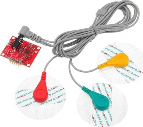 Ad8232 Ekg Kalp Atışı Izleme Sensör Modülü Seti - Nabız Sensörü