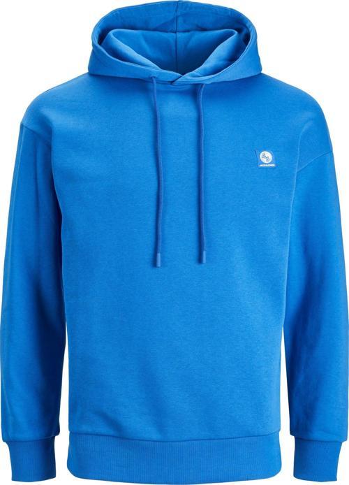 Jack Jones Unseen Backprınt Sweat Hood Erkek Mavi Sweatshirt 12242247-07