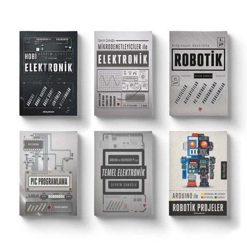 Robotik ve Elektronik Eğitim Seti - 6 KitapTakım