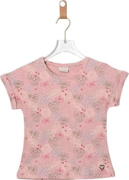 ÇİÇEK BASKILI TSHIRT Pembe