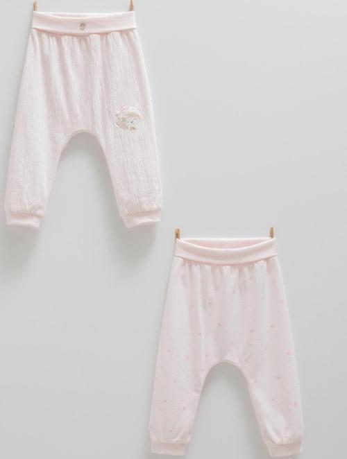 MINI LAMB İKİLİ PANTOLON Pembe