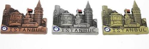 Metal İstanbul Temalı  Yöresel Magnet 2alk79