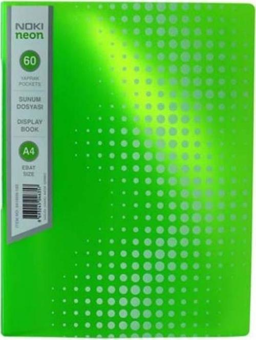 Sunum Dosyası Neon Yeşil 60 Yaprak 64160N-160