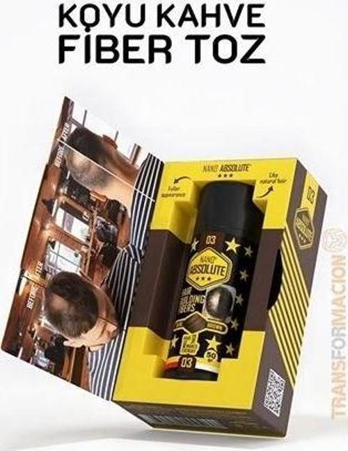 Saç Dolgunlaştırıcı Fiber Topik Toz KOYU TON KAHVERENGİ