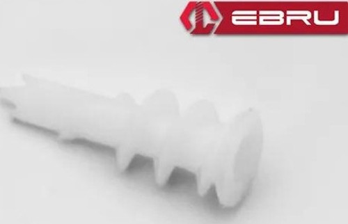 Ebru Vidalı Plastik Turbolet Dübeli - 500 Adet