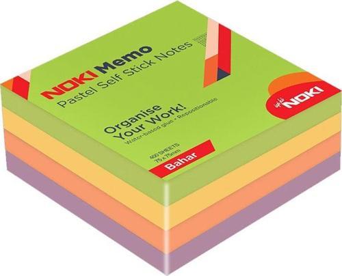 Memo Pastel Küp Blok 76*76 12013