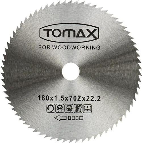 Tomax Ağaç Daire Testeresi (Elmassız) 115x1,2 Diş 80z