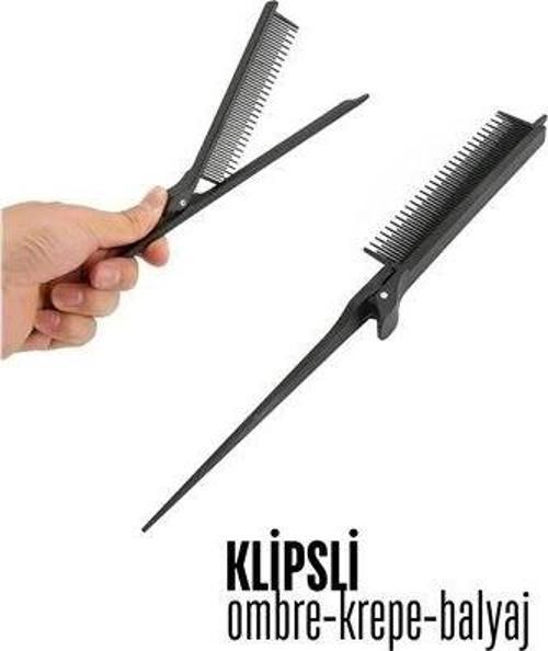 Klipsli Krepe Ombre Balyaj Tarağı Solingen