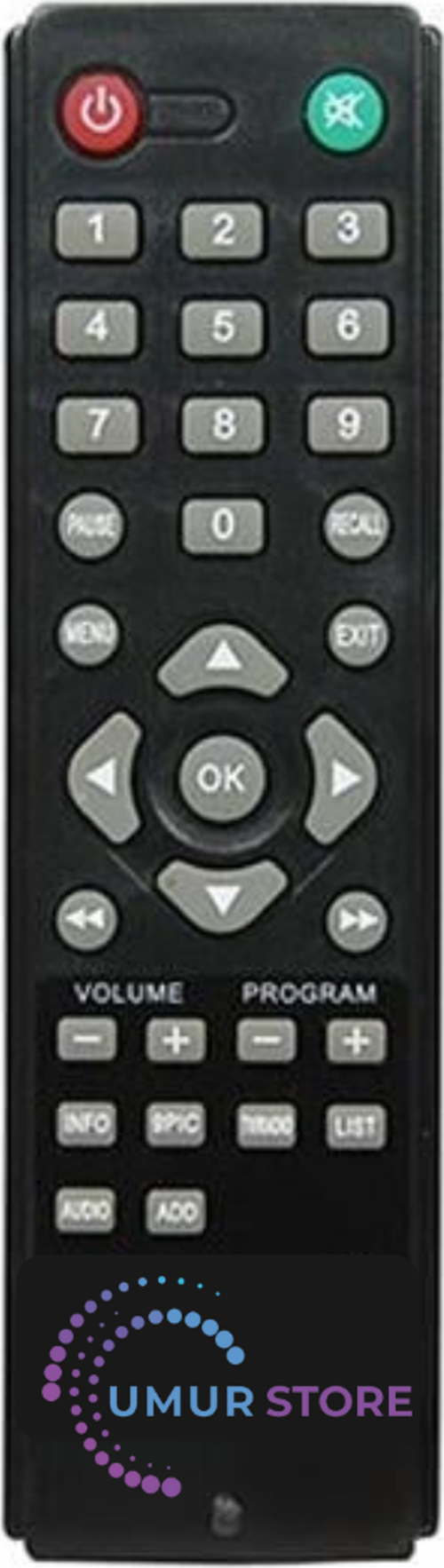 KW-8000 Uydu Alıcı Kumandası