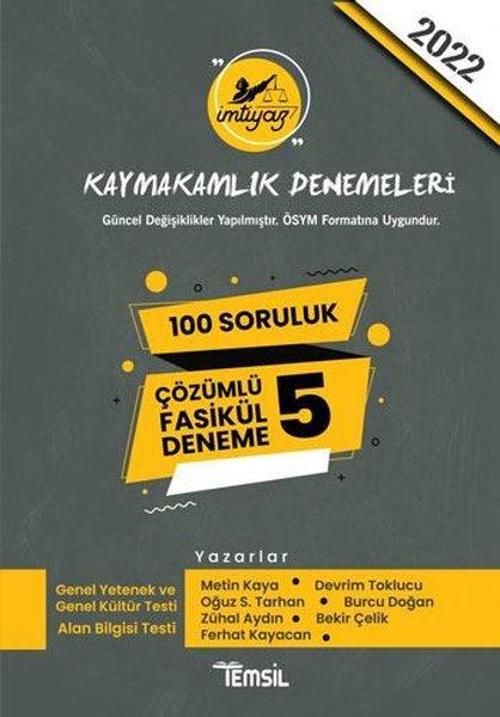2022 İmtiyaz Kaymakamlık Denemeleri