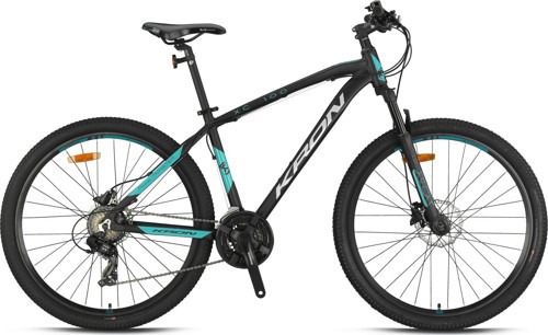 XC 100 - 24 MTB - 13' - 21 Vites - H.DISC - Mat Siyah-Gri/Turkuaz
